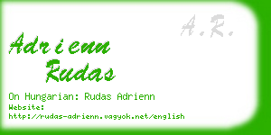adrienn rudas business card